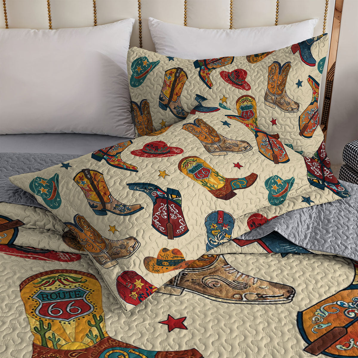 Shineful All Season Quilt 3-Piece Set Starlight Western