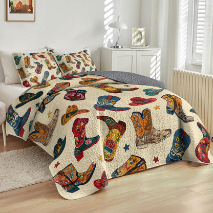 Shineful All Season Quilt 3-Piece Set Starlight Western