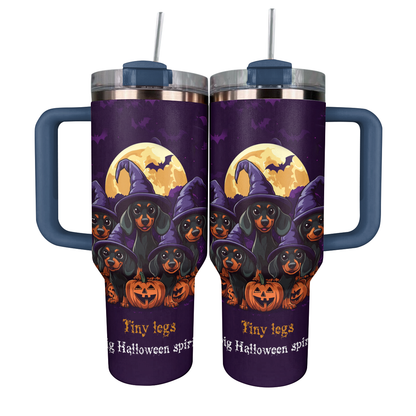 Shineful Tumbler Spooky Doxie Delight