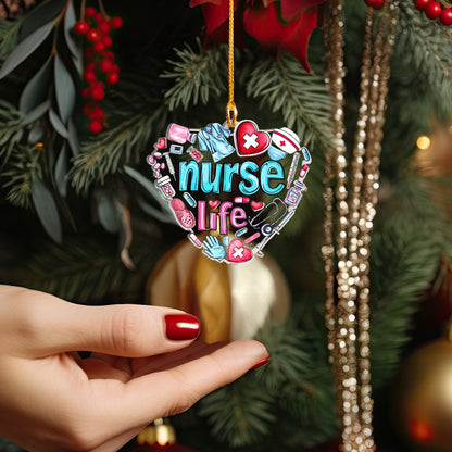 Shineful 2D Acrylic Ornament Nurse Life