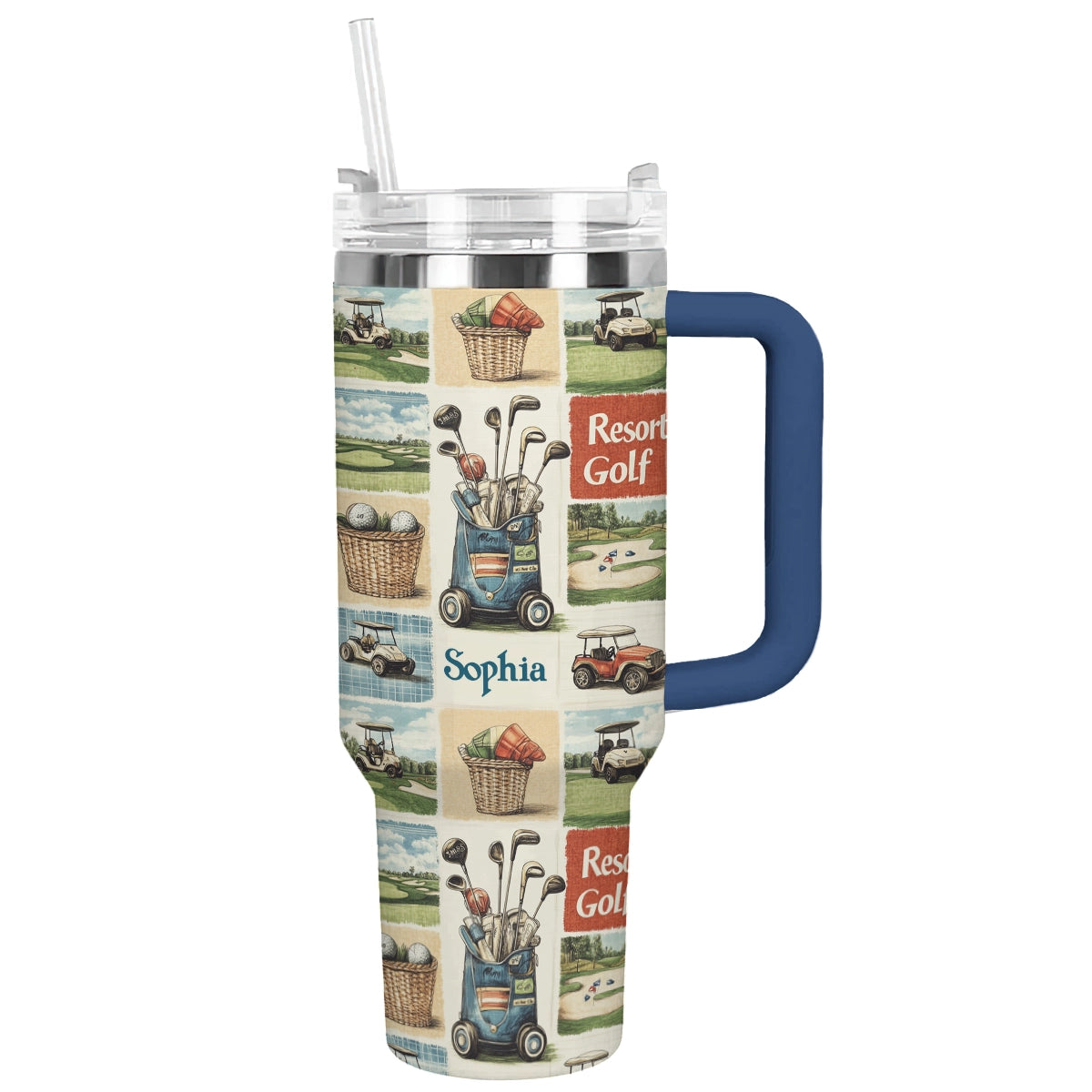 Shineful Tumbler Tee Time Personalized Golf