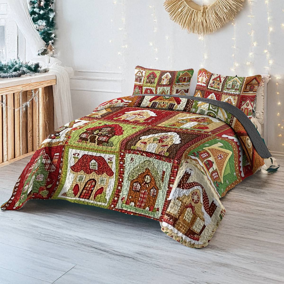 Shineful All Season Quilt 3-Piece Set - Candy House