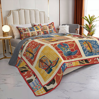 Shineful All Season Quilt 3-Piece Set Rodeo Dreams