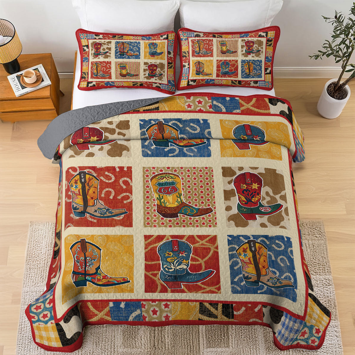 Shineful All Season Quilt 3-Piece Set Rodeo Dreams