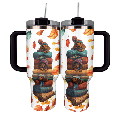 Shineful Tumbler Dachshund Cozy Stack