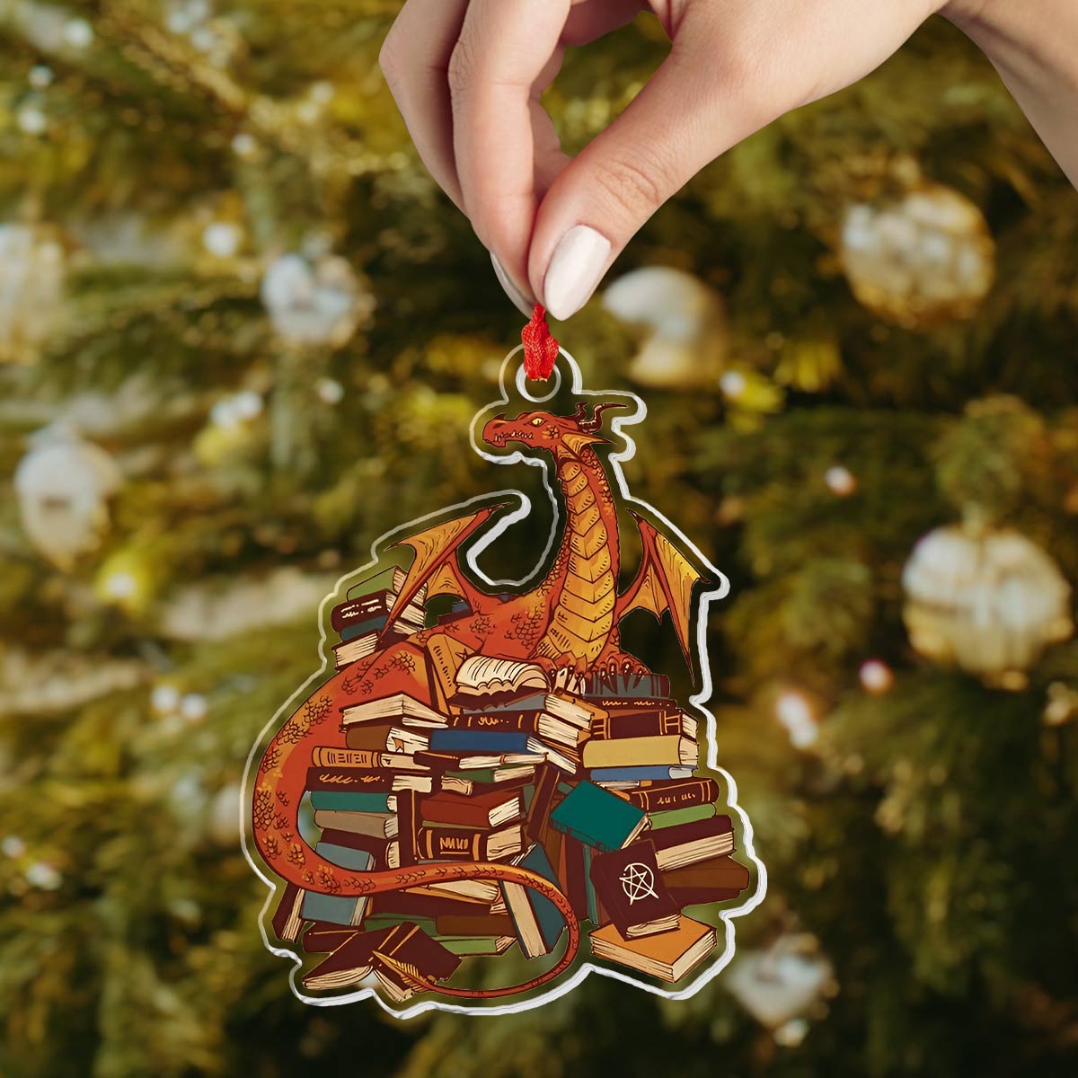 Shineful Acrylic Ornament Bookish Beast