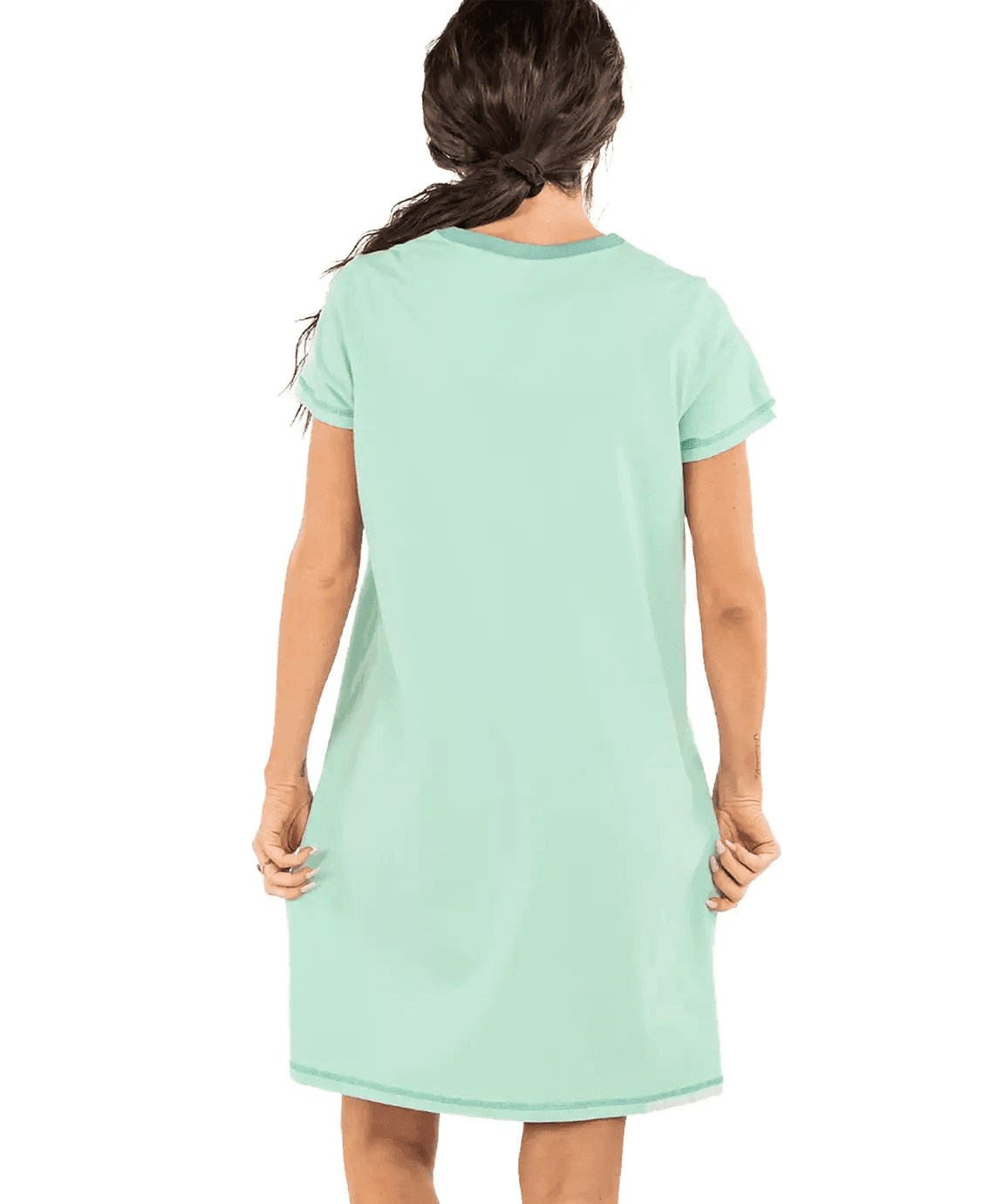 Pig Shineful® V-Neck Women’s Nightshirts Dramatic Fist Clv1