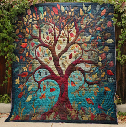 Tree Of Life - All Season Faux Quilt