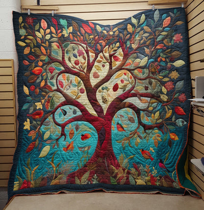 Tree Of Life - All Season Faux Quilt