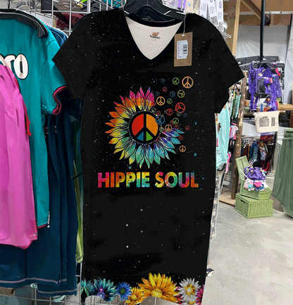 Hippie Soul Tenebris Pajabears® V-Neck Nightshirts Ho3