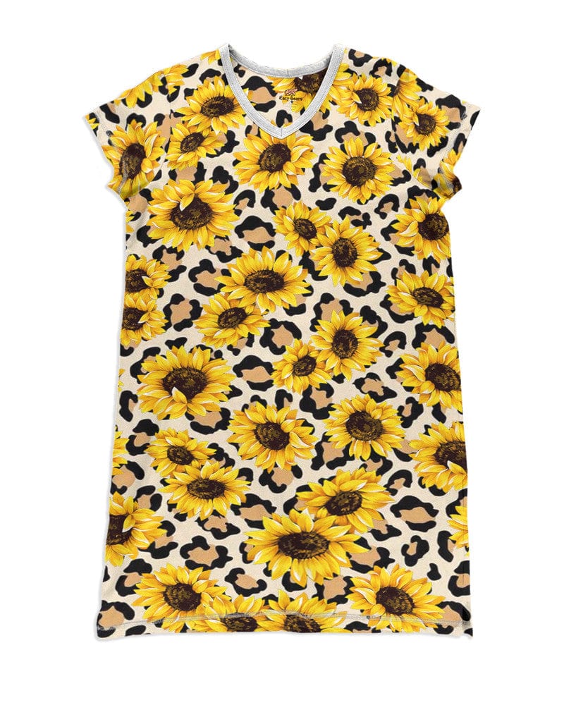 Sunflower Pajabears® V-Neck Nightshirts Leopard Hg23