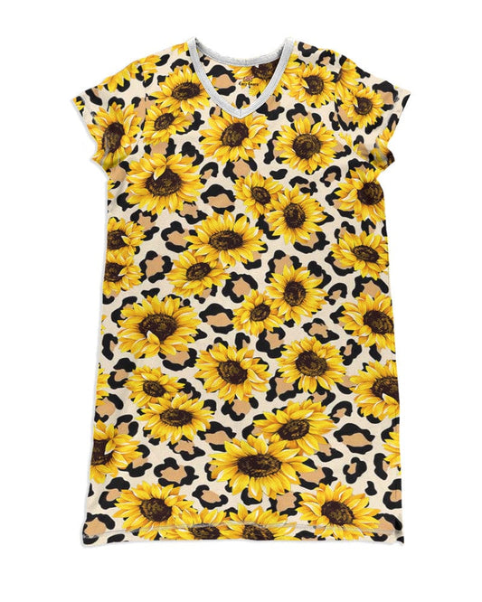 Sunflower Pajabears® V-Neck Nightshirts Leopard Hg23