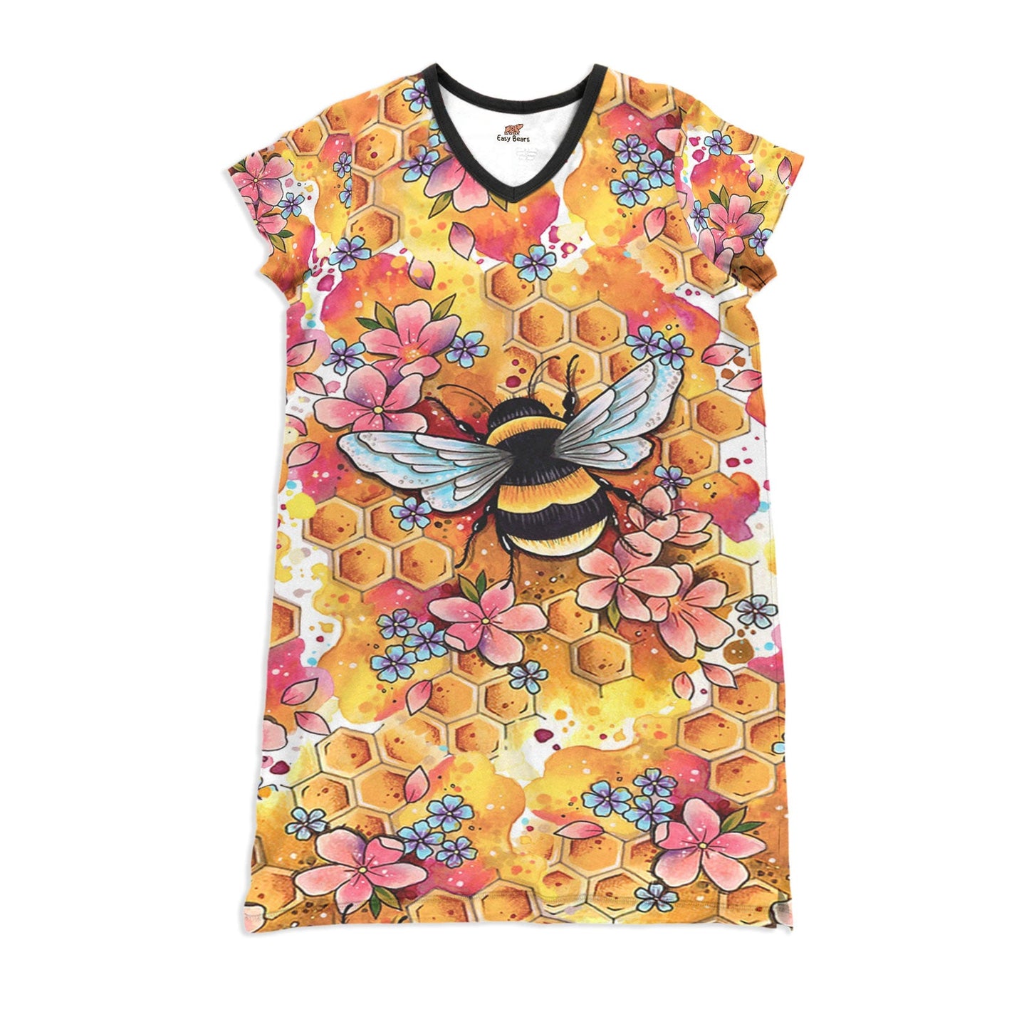 Bee Pajabears® V-Neck Nightshirts Gorgeous Tl10