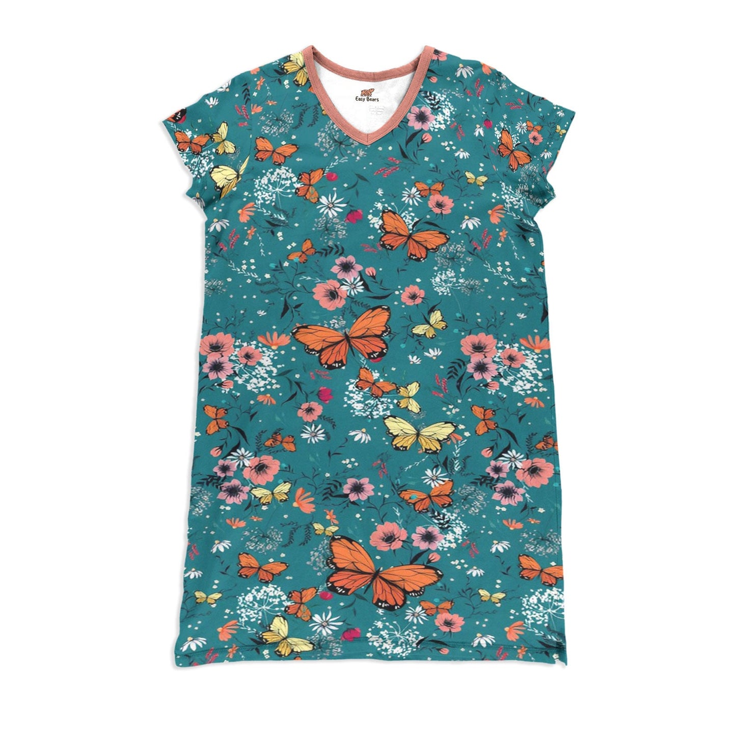 Butterfly Pajabears® V-Neck Nightshirts Lovely Tl10