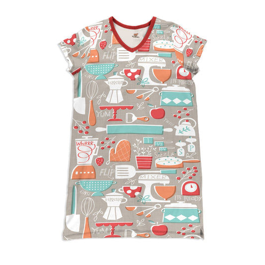 Baking Pajabears® V-Neck Nightshirts Love Nt10