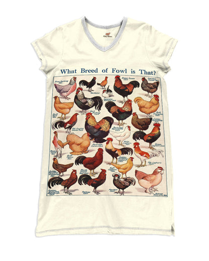 Chicken Pajabears® V-Neck Nightshirts 6 Styles Hg23 S / 5