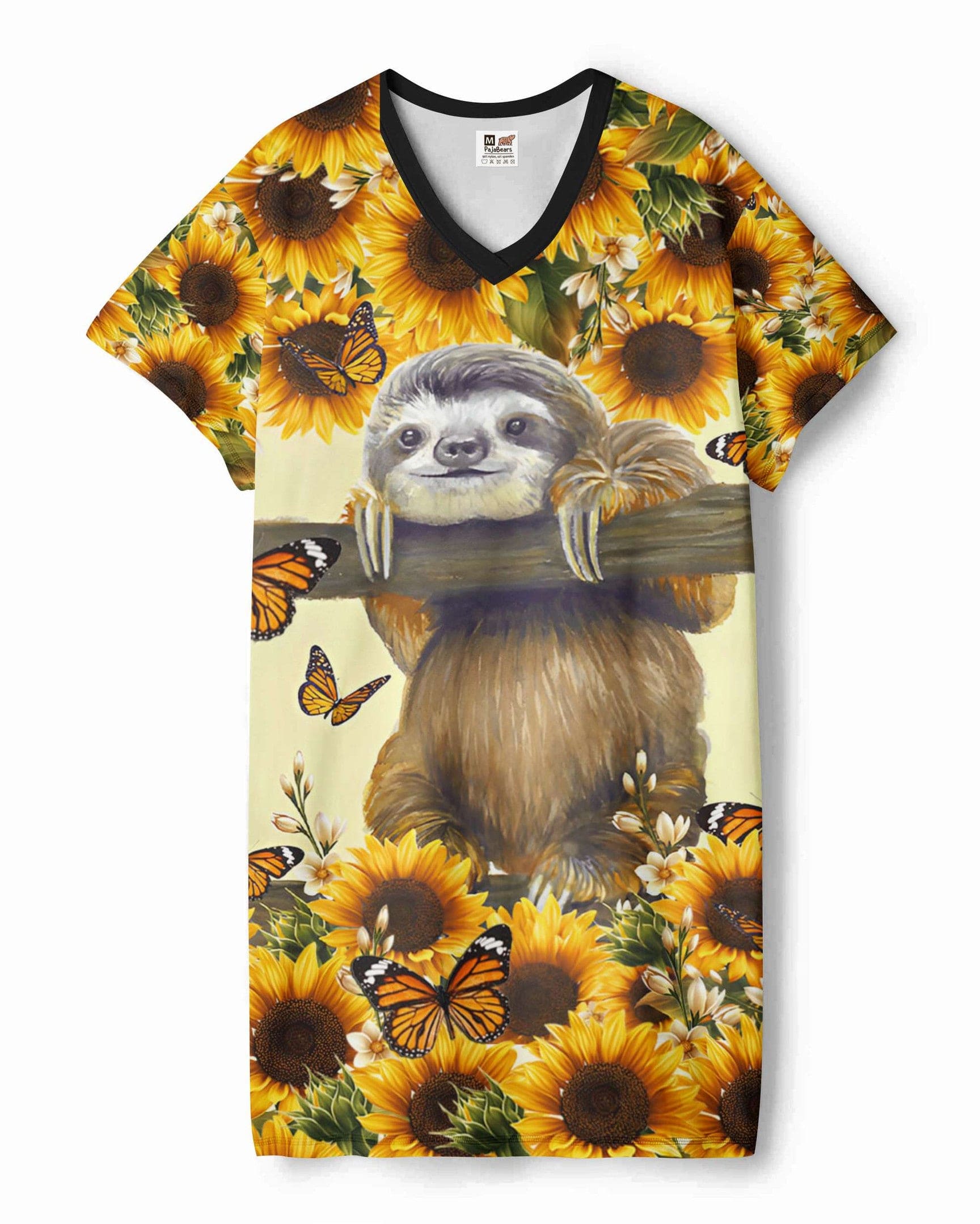 Test Sloth Pajabears® V-Neck Nightshirts