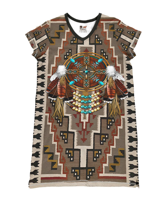 Native American Pajabears® V-Neck Nightshirts Proud Tl10