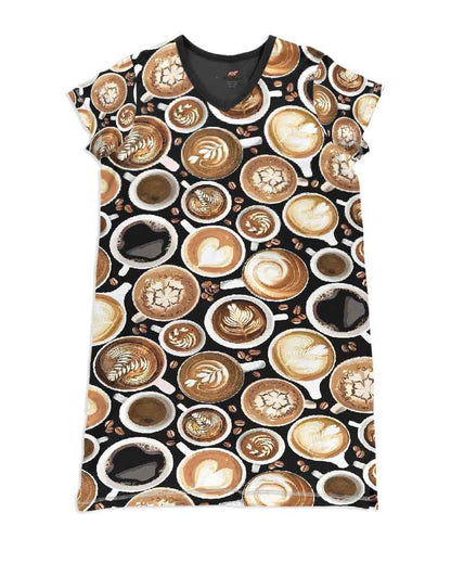 Coffee Pajabears® V-Neck Women’s Nightshirts Shop Qa55