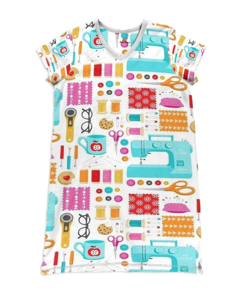 Sewing Pajabears® V-Neck Nightshirts Machine 2 Hc2