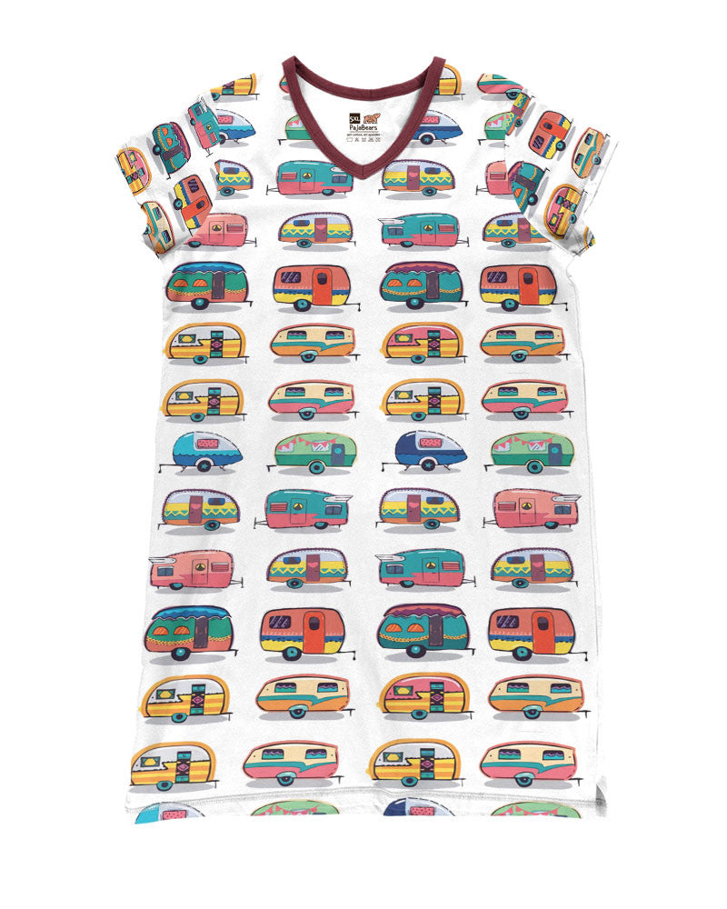 Camping Pajabears® V-Neck Truck Ho3