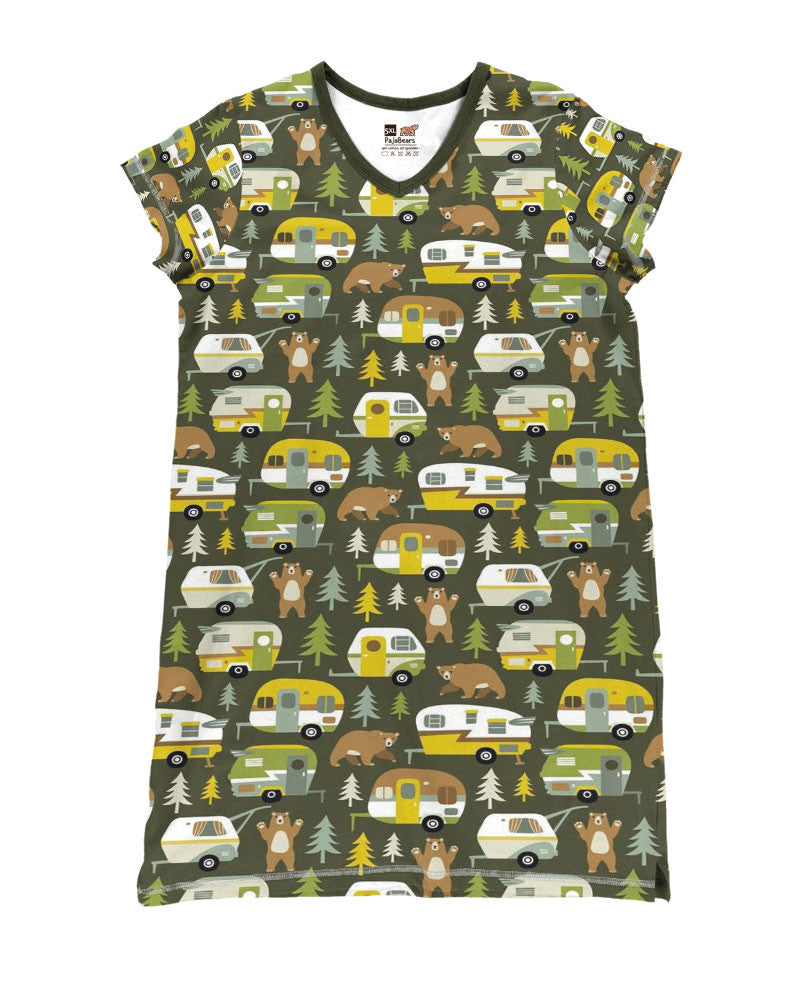 Camping Pajabears® V-Neck Bear Ho3