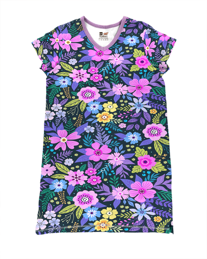 Flowers Pajabears® V-Neck Nightshirts Breathtaking Tl10