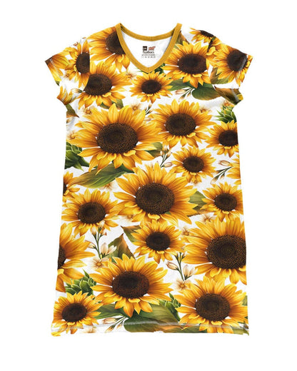 Sunflower Pajabears® V-Neck Nightshirts Press Tl10