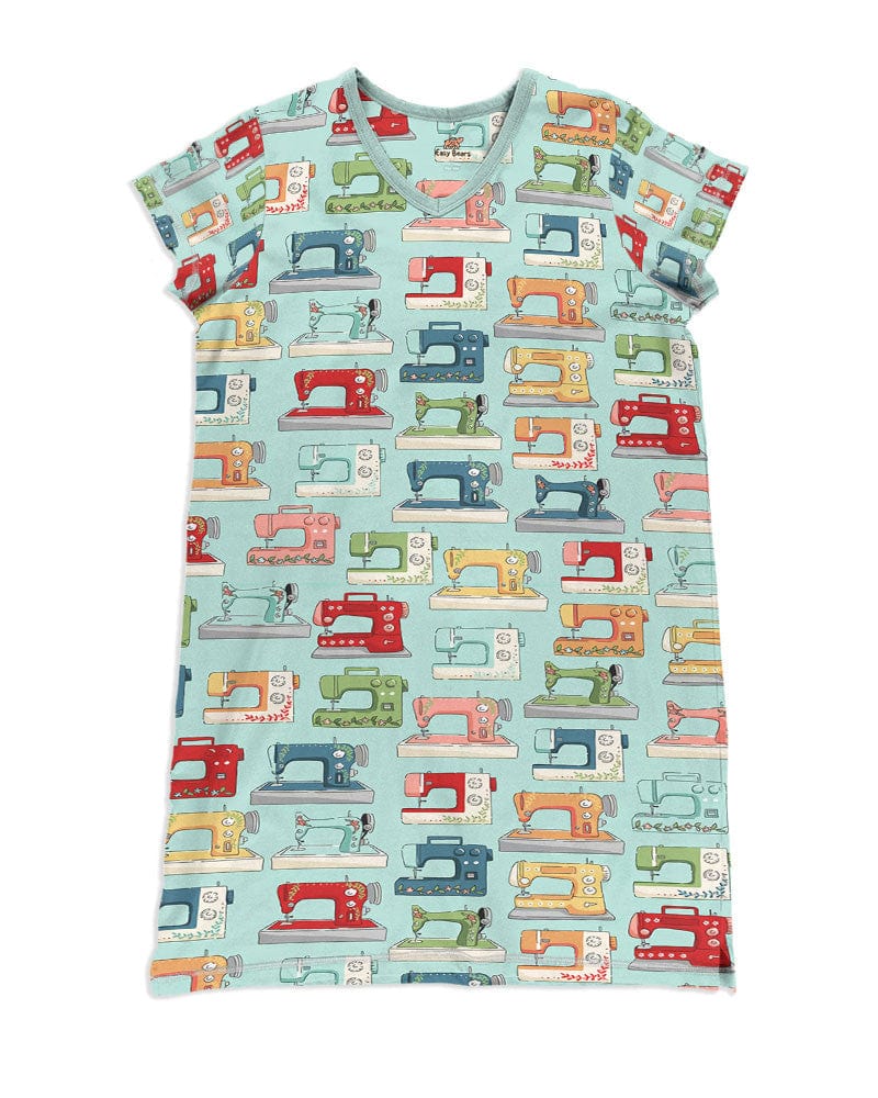 Sewing Pajabears® V-Neck Nightshirts Machine Of Love Hc2