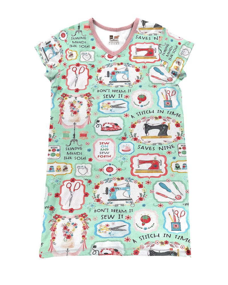 Sewing Pajabears® V-Neck Nightshirts Don’t Dream It Sew Nt10