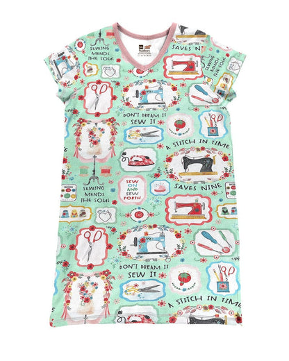 Sewing Pajabears® V-Neck Nightshirts Don’t Dream It Sew Nt10