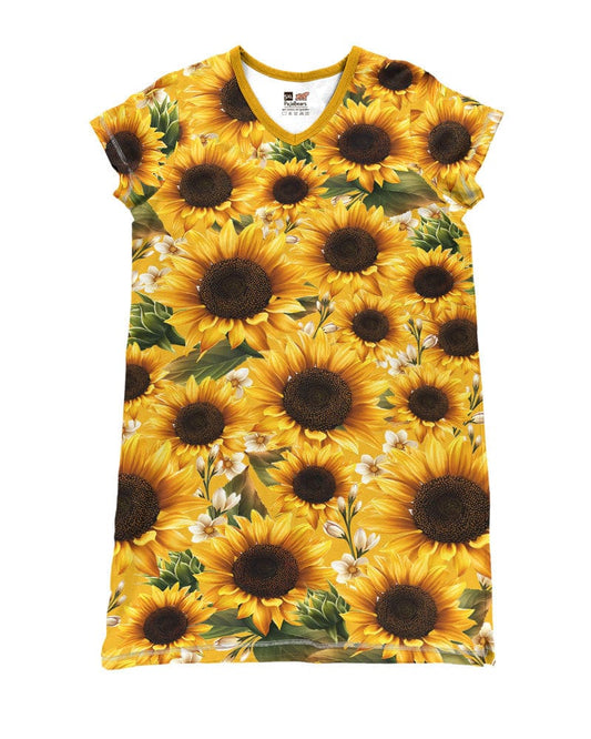 Sunflower Pajabears® V-Neck Nightshirts Press Tl10