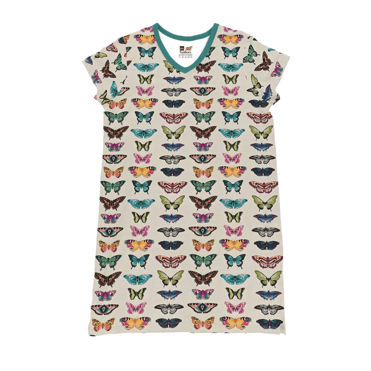 Butterfly Pajabears® V-Neck Nightshirts Papilio Tn22