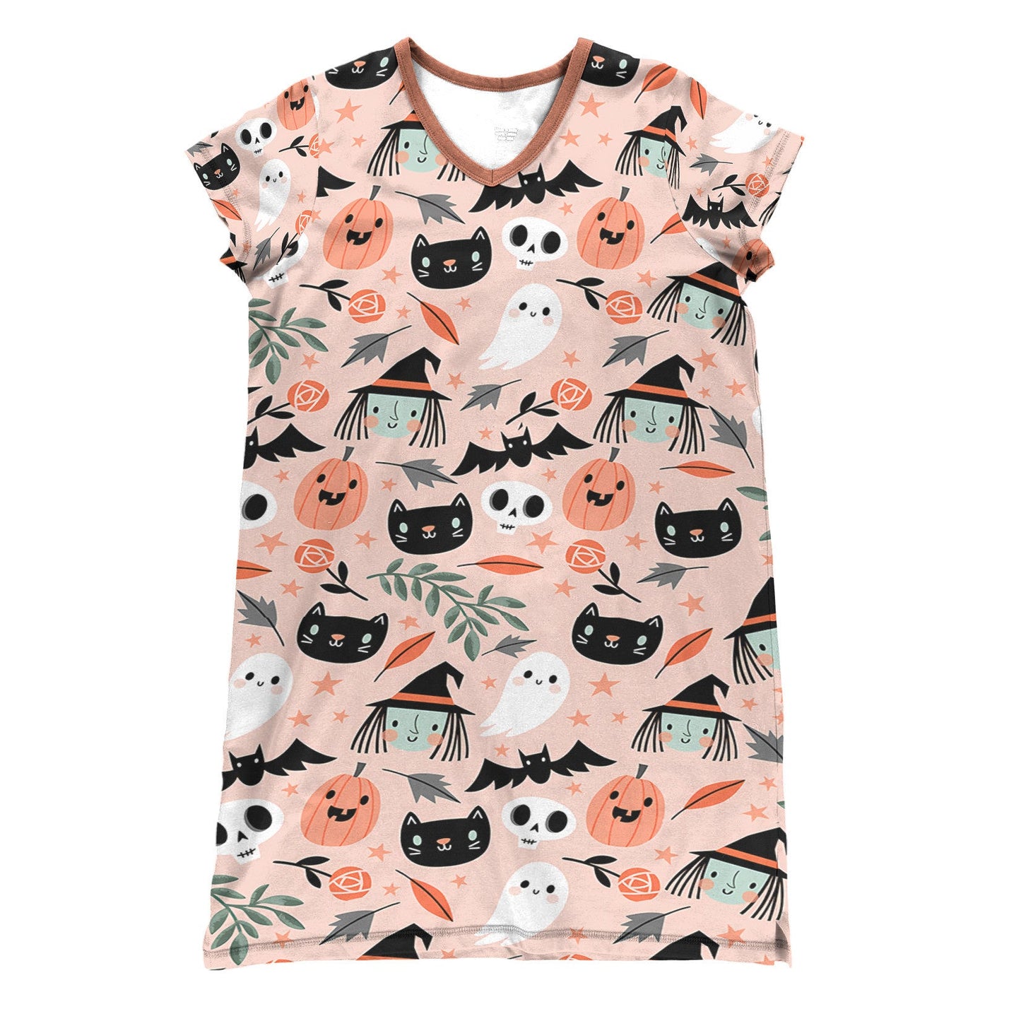 Halloween Pajabears® V-Neck Nightshirts Lovely Tl10