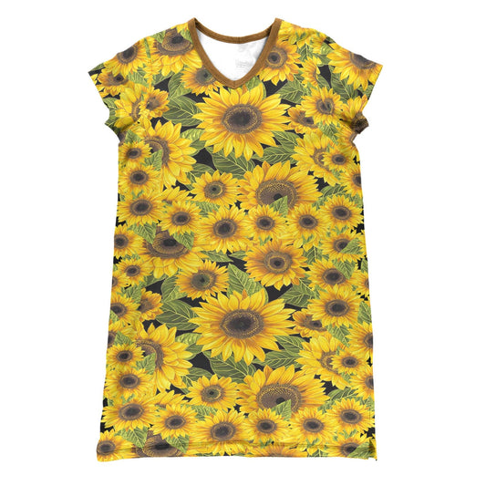 Sunflower Pajabears® V-Neck Nightshirts Picturesque Tl10