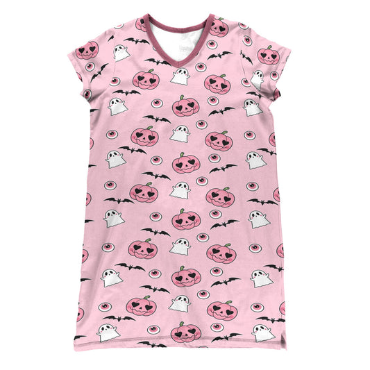 Halloween Pajabears® V-Neck Nightshirts Pink Tl10