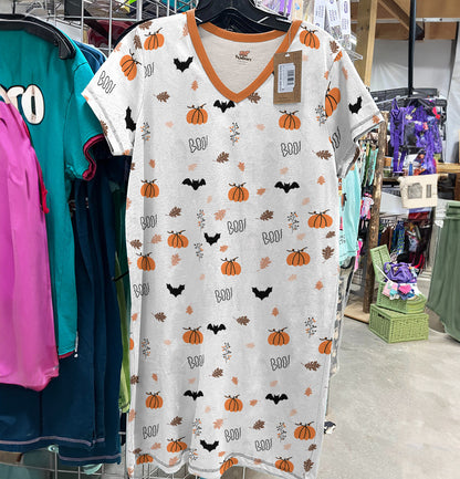 Halloween Pajabears® V-Neck Nightshirt Spooky Boo Tl10 Nightshirts