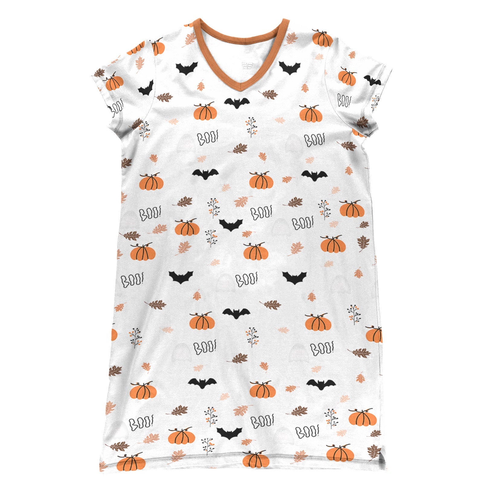 Halloween Pajabears® V-Neck Nightshirt Spooky Boo Tl10 Nightshirts