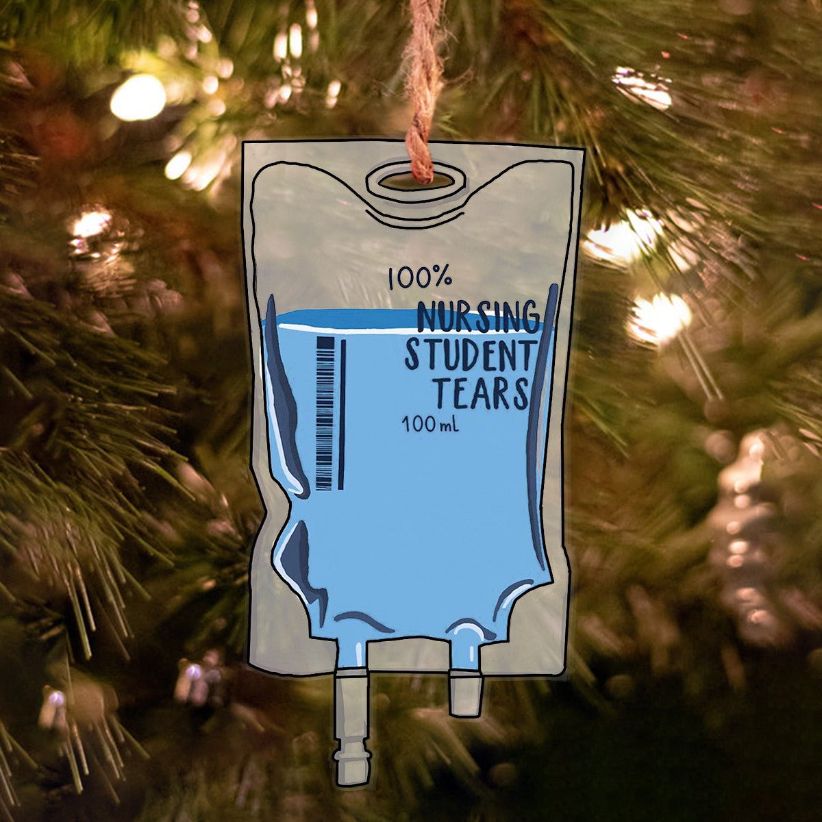 100% Nursing Student Tears Shineful® Decoration Ornament