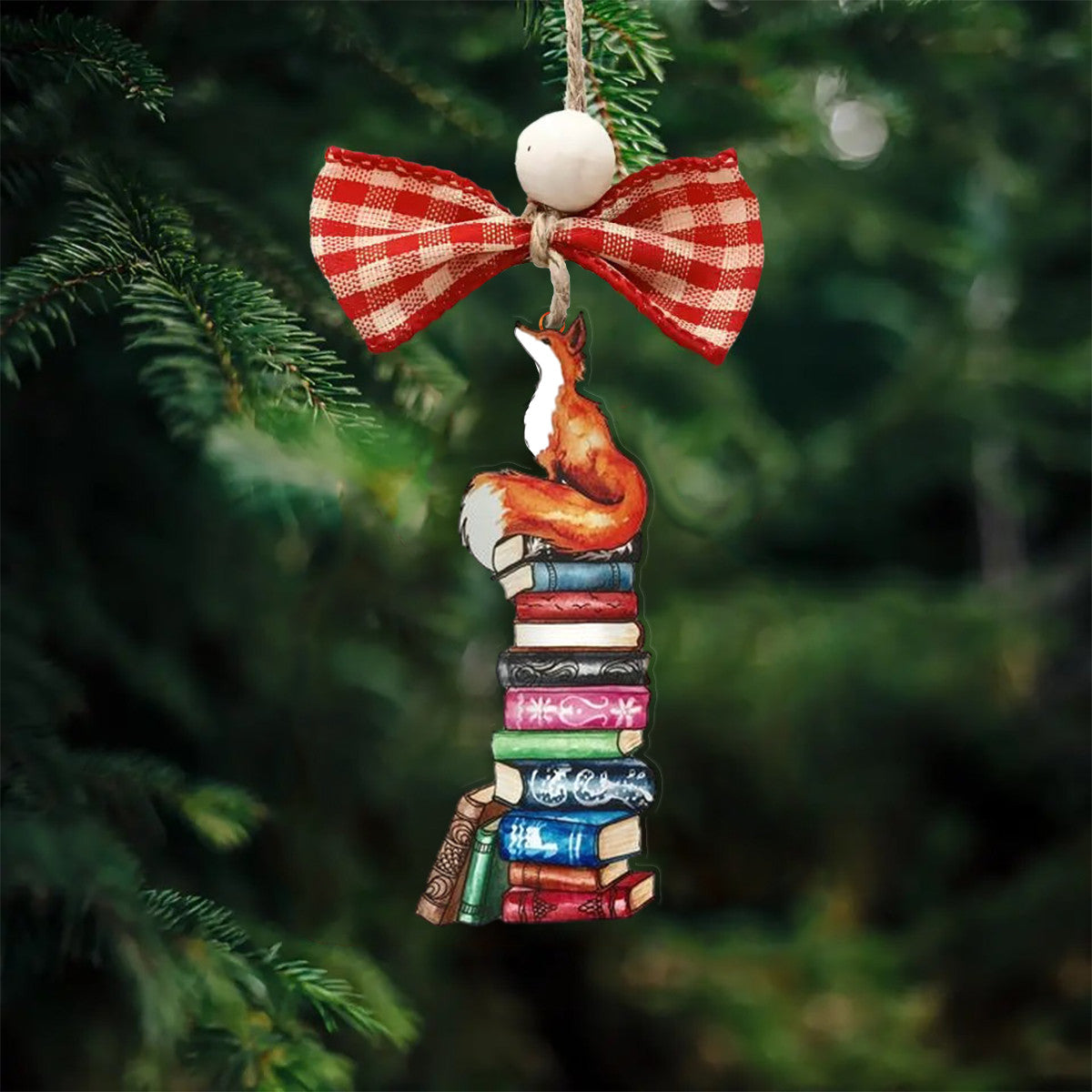 Fox Shineful® Decoration Ornament Stack Of Books