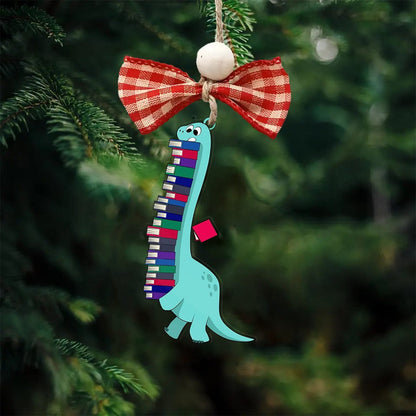 The Dinosaur Loves Books Shineful® Decoration Ornament