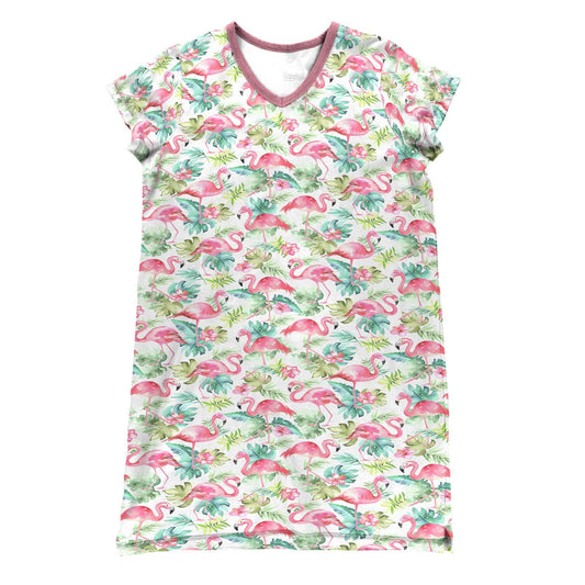 Flamingo Pajabears® V-Neck Nightshirts Tropical Tl10