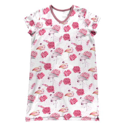 Flamingo Pajabears® V-Neck Nightshirts Gorgeous Roses Tl10