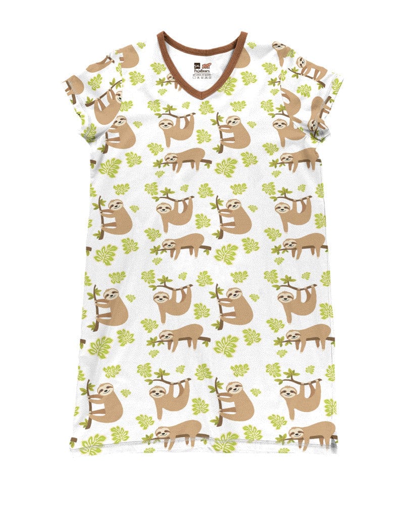 Sloth Pajabears® V-Neck Slothlovers Nl09