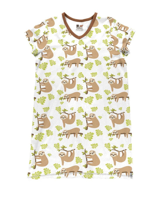 Sloth Pajabears® V-Neck Slothlovers Nl09