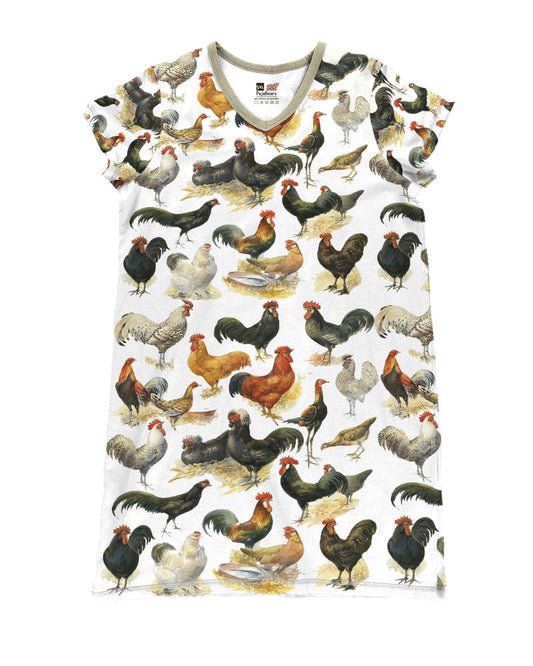 Chicken Pajabears® V-Neck Farm Ho3