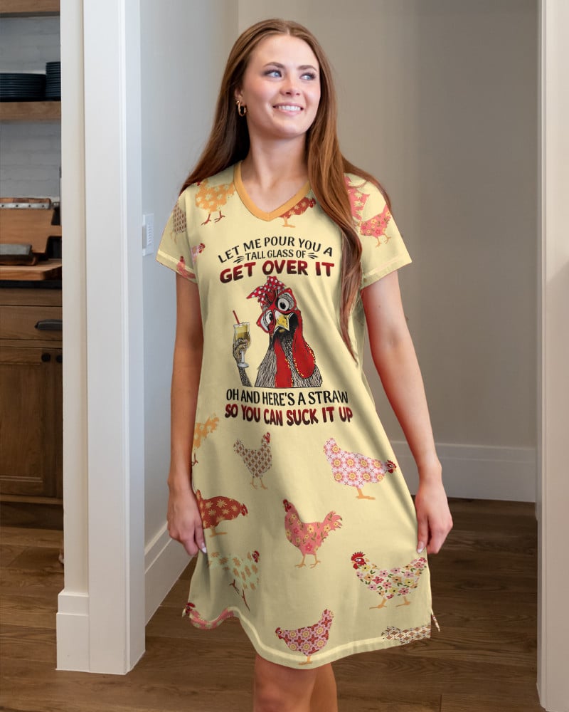 Chicken V-Neck Pajabears® Nightshirt Hm8 Nightshirts