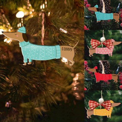 Dachshund Shineful® Decoration Ornament Happy Tl10