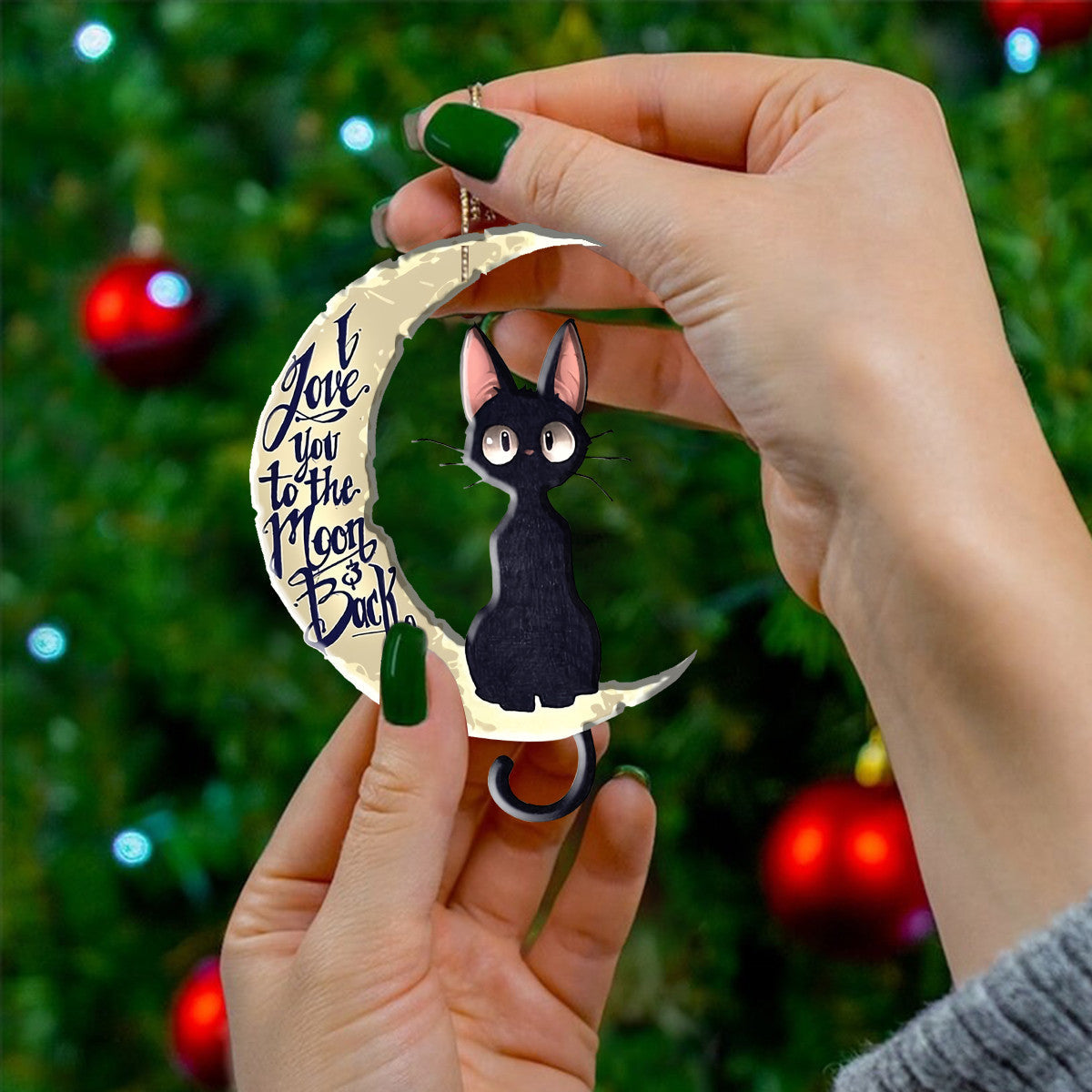 Black Cat Shineful® Acrylic Decoration Ornament