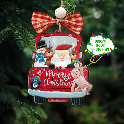 Personalized Photo Christmas Shineful® Acrylic Decoration Ornament Lovely